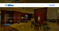 Desktop Screenshot of olivehotels.com